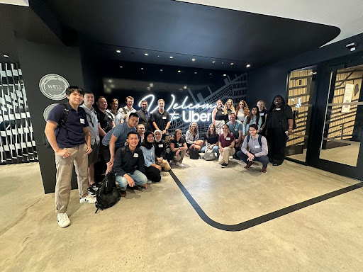 Students at Uber Offices during the NYC Tech Immersion
